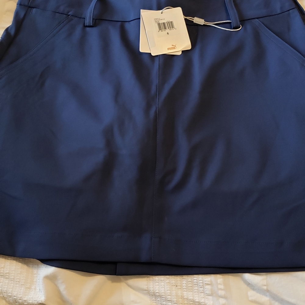 Puma navy golf skirt